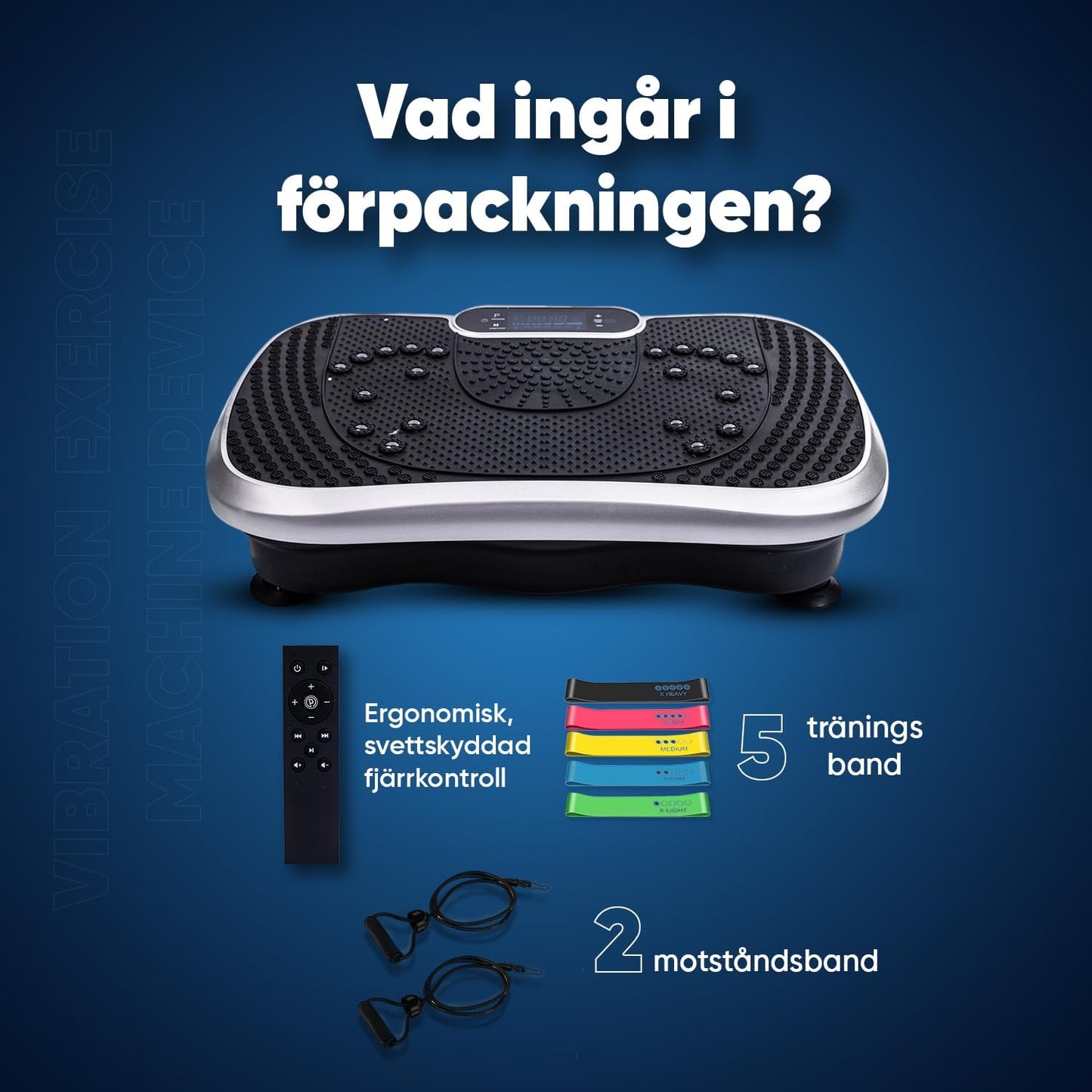 Kraftfull Vibrationsplatta för Träning
